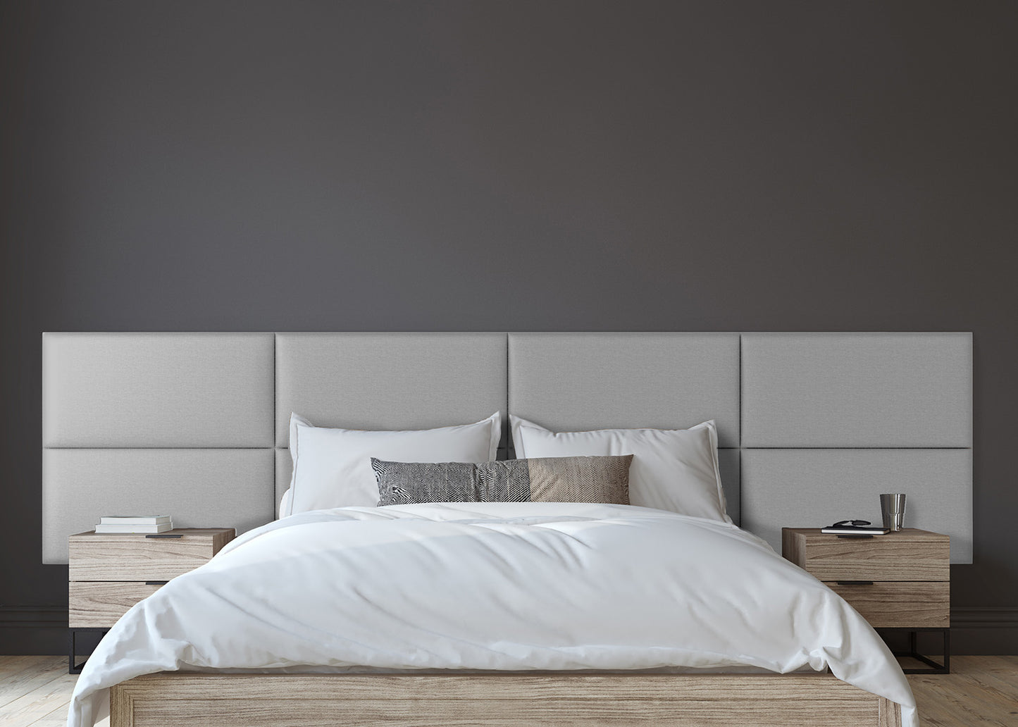 Moonstone Headboard Queen & King Size - Upholstered Wall Panels