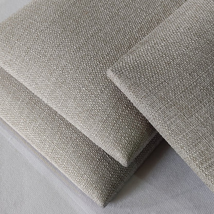 Upholstered Wall Panels Linen Misty Hill Gray 16"x 16" (8 Pack)